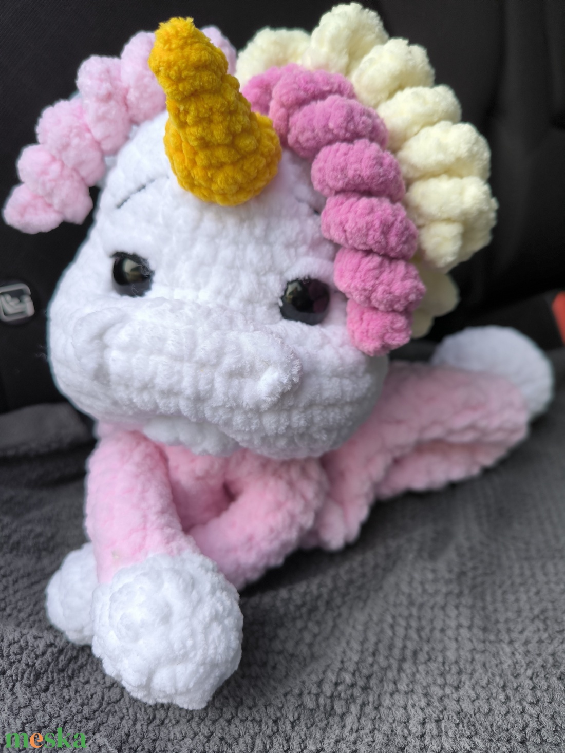 Unikornis alvó pajti - baba - mama - baba játékok - szundikendő, alvóka - Meska.hu