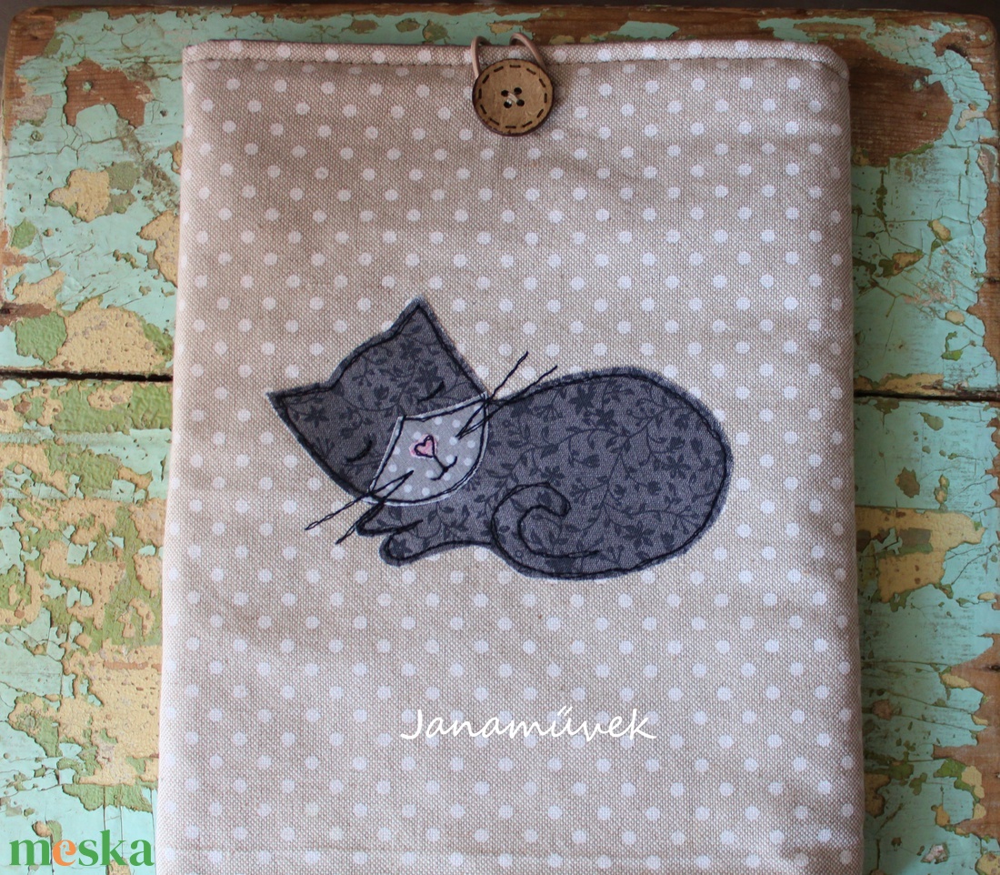 Cicás Könyvtok / iPadtok - táska & tok - laptoptáska, laptop hátizsák - Meska.hu