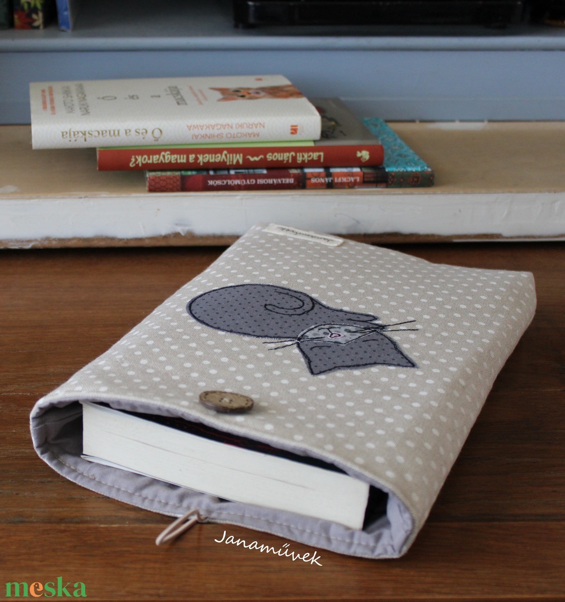 Cicás Könyvtok / iPadtok - táska & tok - laptoptáska, laptop hátizsák - Meska.hu