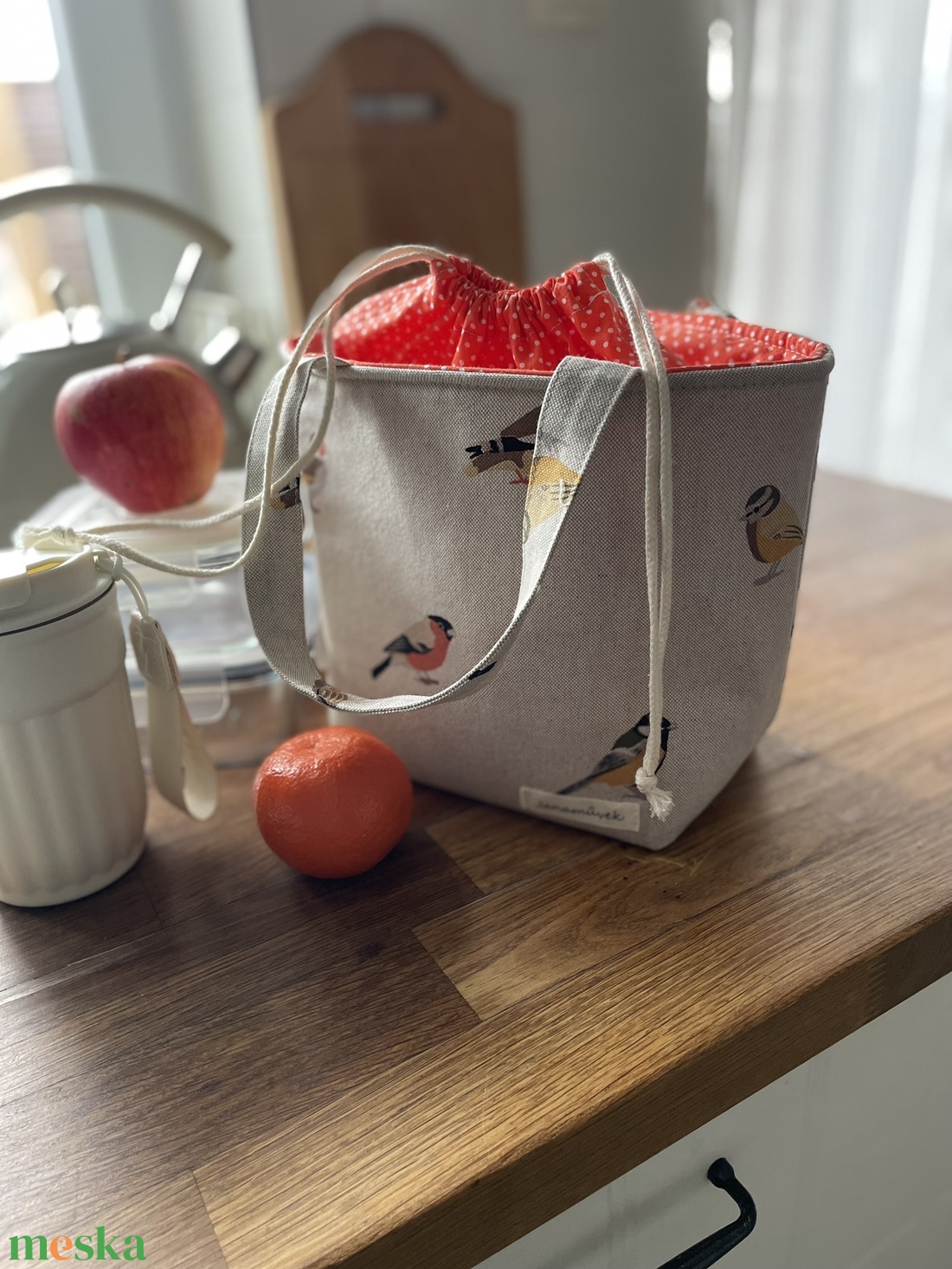 Uzsonnás táska - táska & tok - uzsonna- & ebéd tartó - ebéd tasak, doboz - Meska.hu