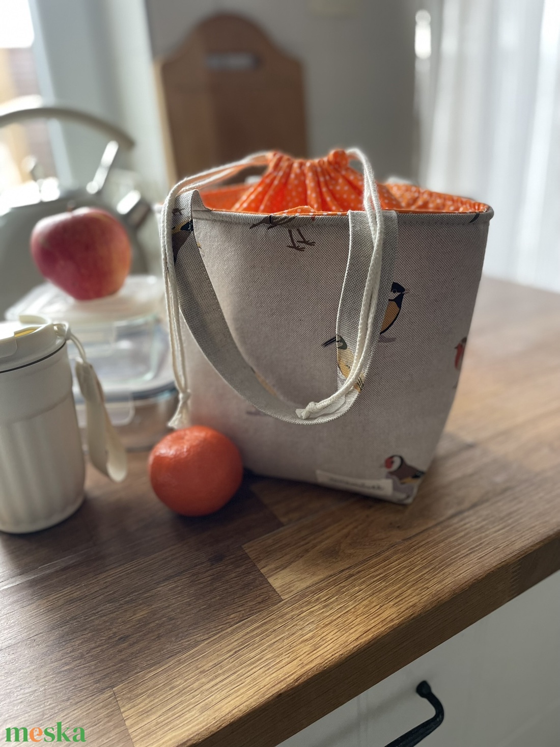 Uzsonnás táska - táska & tok - uzsonna- & ebéd tartó - ebéd tasak, doboz - Meska.hu