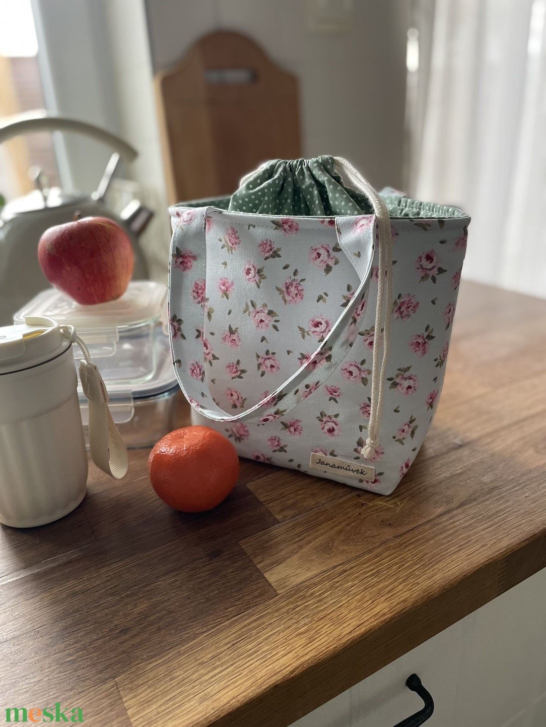 Uzsonnás táska - táska & tok - uzsonna- & ebéd tartó - ebéd tasak, doboz - Meska.hu