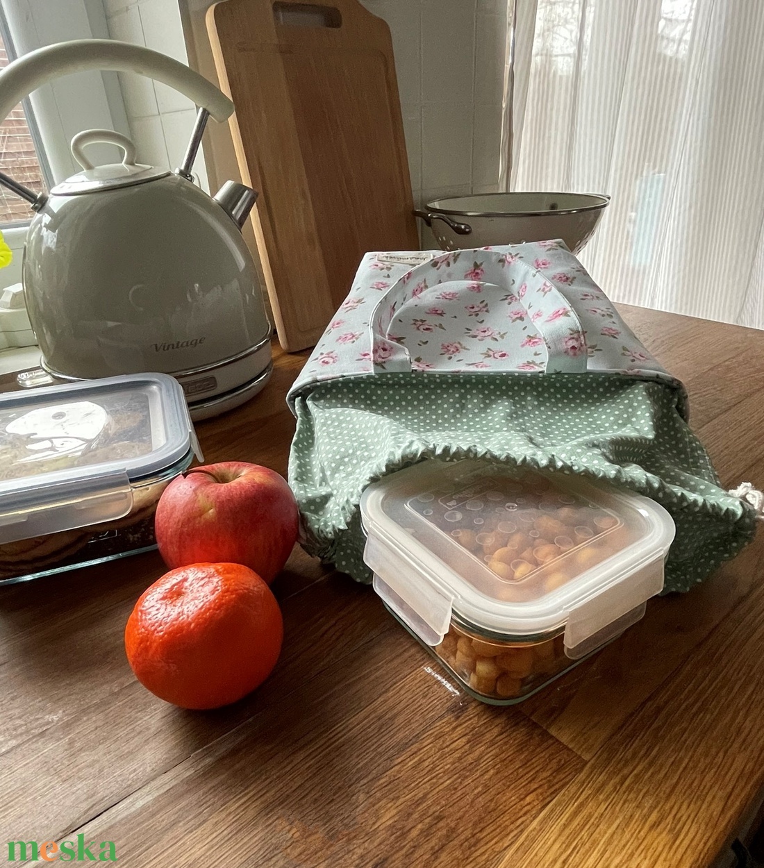 Uzsonnás táska - táska & tok - uzsonna- & ebéd tartó - ebéd tasak, doboz - Meska.hu