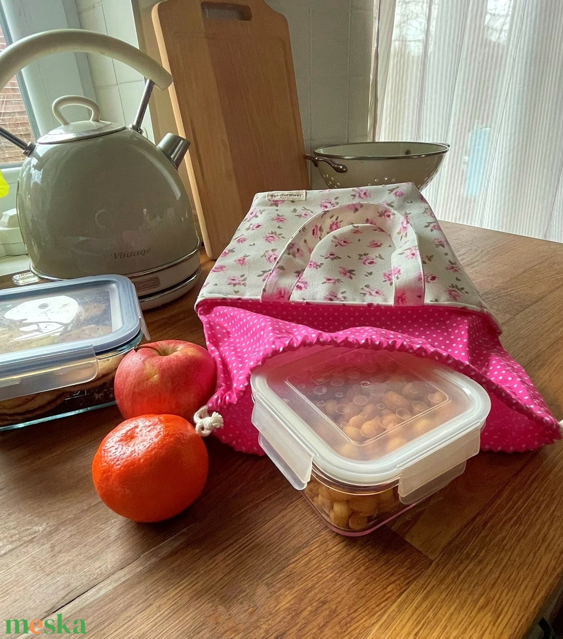 Uzsonnás táska - táska & tok - uzsonna- & ebéd tartó - szendvics csomagoló - Meska.hu