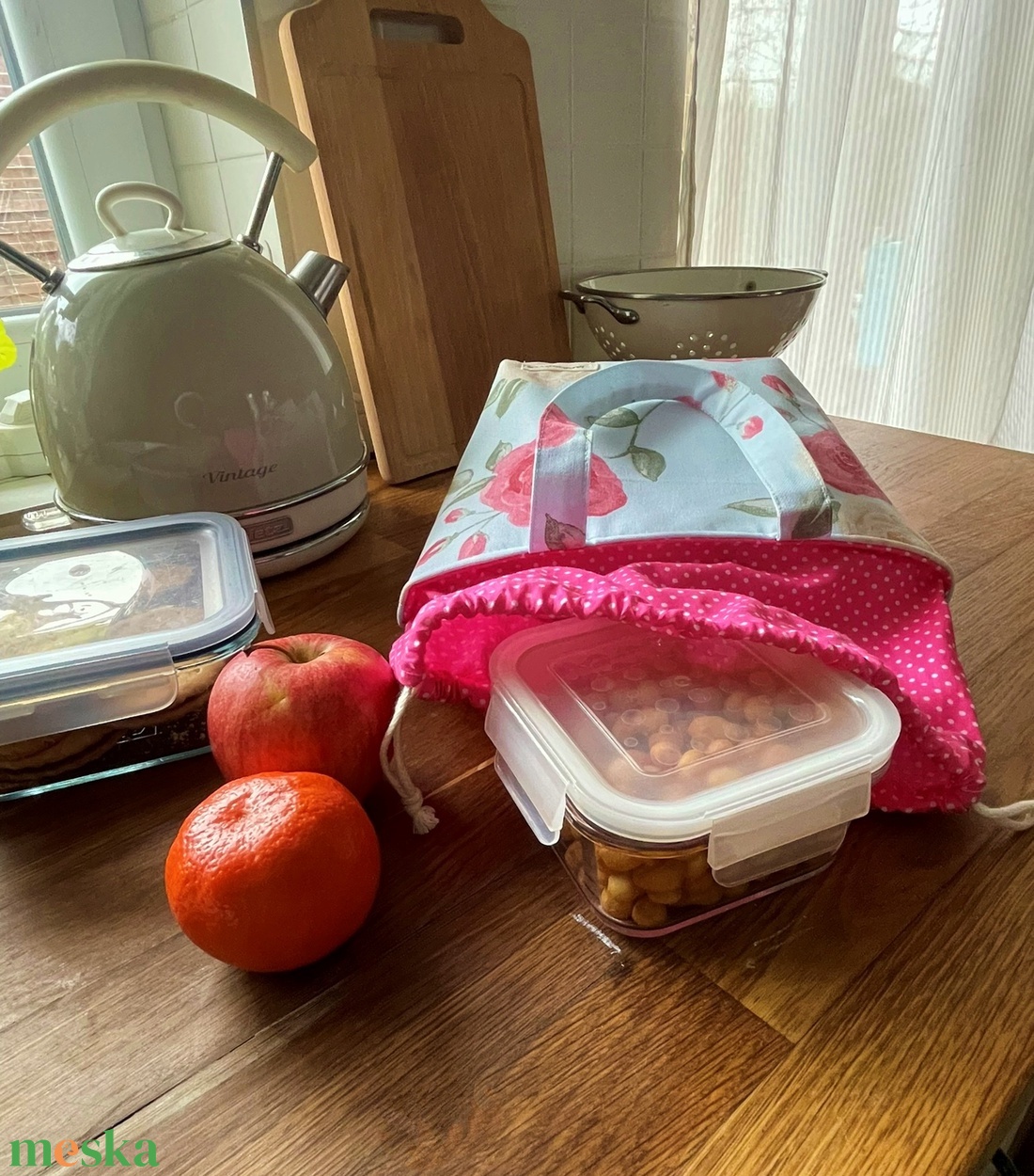 Uzsonnás táska - táska & tok - uzsonna- & ebéd tartó - ebéd tasak, doboz - Meska.hu