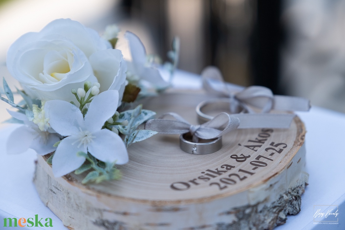 Gyűrűtartó az álomesküvőtökre - esküvő - kiegészítők - gyűrűtartó & gyűrűpárna - Meska.hu