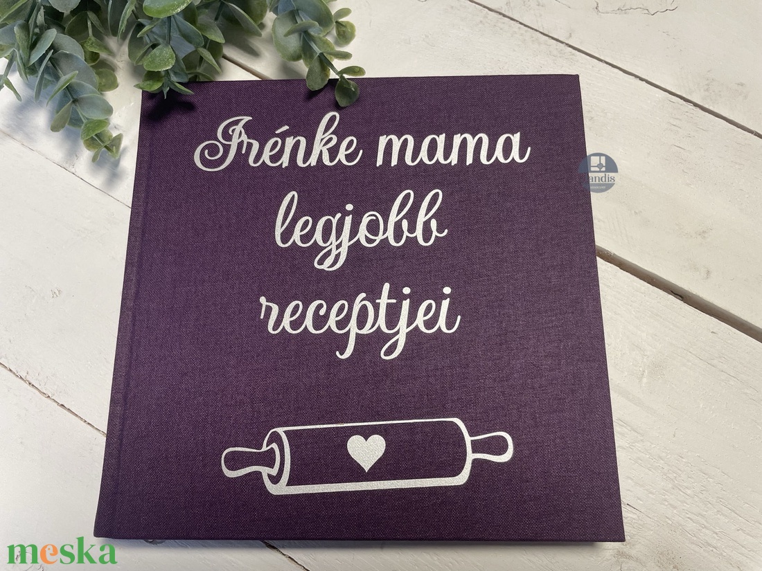 Receptes könyv - padlizsán lila - otthon & lakás - konyhafelszerelés, tálalás - sütés, főzés - receptfüzet - Meska.hu Receptes könyv - padlizsán lila - otthon & lakás - konyhafelszerelés, tálalás - sütés, főzés - receptfüzet - Meska.hu