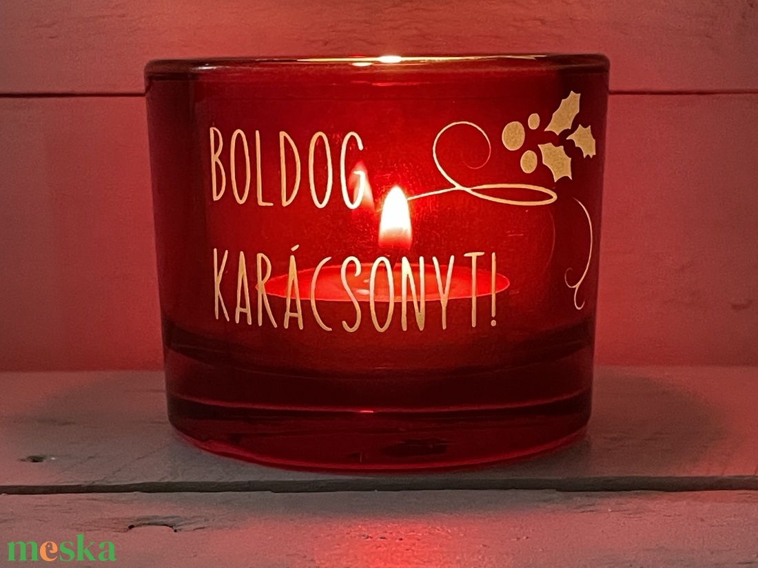 Karácsony - mécsestartó - örök darab - karácsony - karácsonyi lakásdekoráció - karácsonyi illatgyertya, mécses - Meska.hu