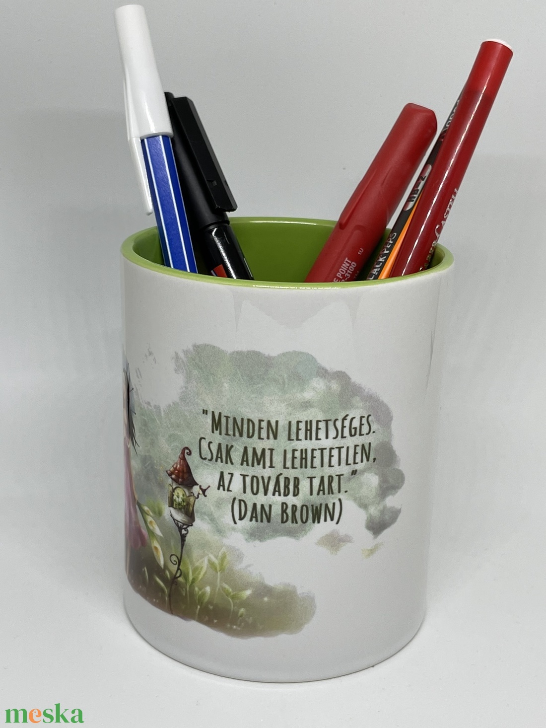 Kerámia tolltartó - motivációs - otthon & életmód - papír, írószer - tolltartó & ceruzatekercs - Meska.hu Kerámia tolltartó - motivációs - otthon & életmód - papír, írószer - tolltartó & ceruzatekercs - Meska.hu