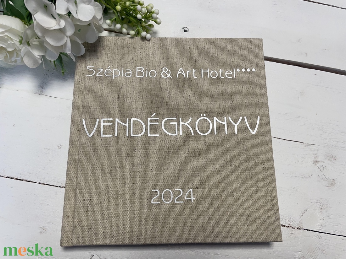 Vendégkönyv szálláshelyeknek - otthon & életmód - papír, írószer - jegyzetfüzet & napló - Meska.hu