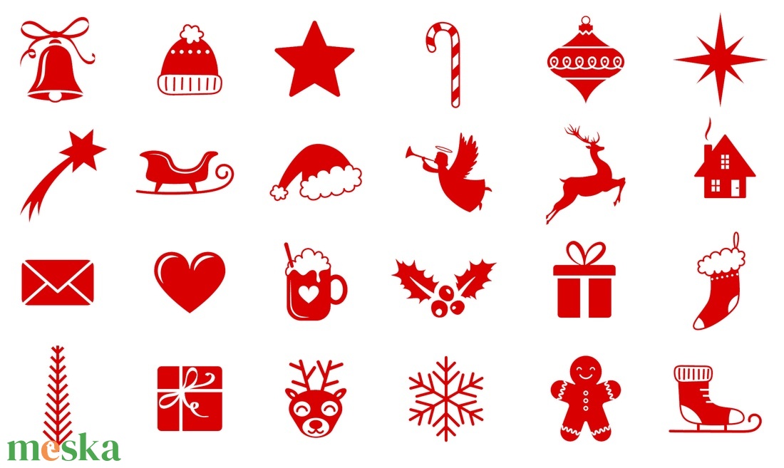 Vasalható karácsonyi mintacsomag 24 db - karácsony - adventi díszek - adventi naptár - Meska.hu Vasalható karácsonyi mintacsomag 24 db - karácsony - adventi díszek - adventi naptár - Meska.hu