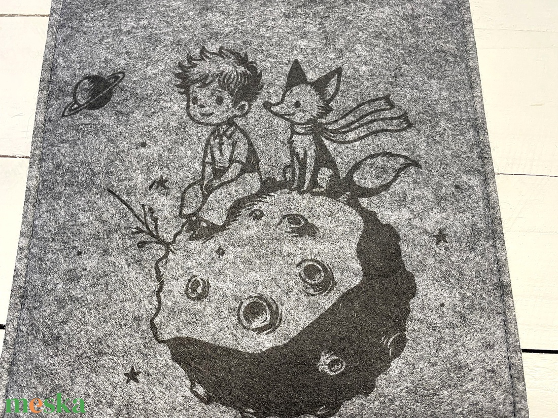 Filc könyvtok (Kis herceg és róka motívummal) - könyv & zene - könyvtok - Meska.hu