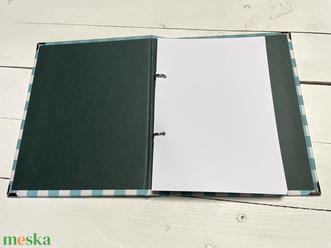 Kockás receptgyűjtő - Receptes könyv - Receptes mappa - otthon & életmód - konyhafelszerelés, tálalás - sütés, főzés - receptfüzet - Meska.hu