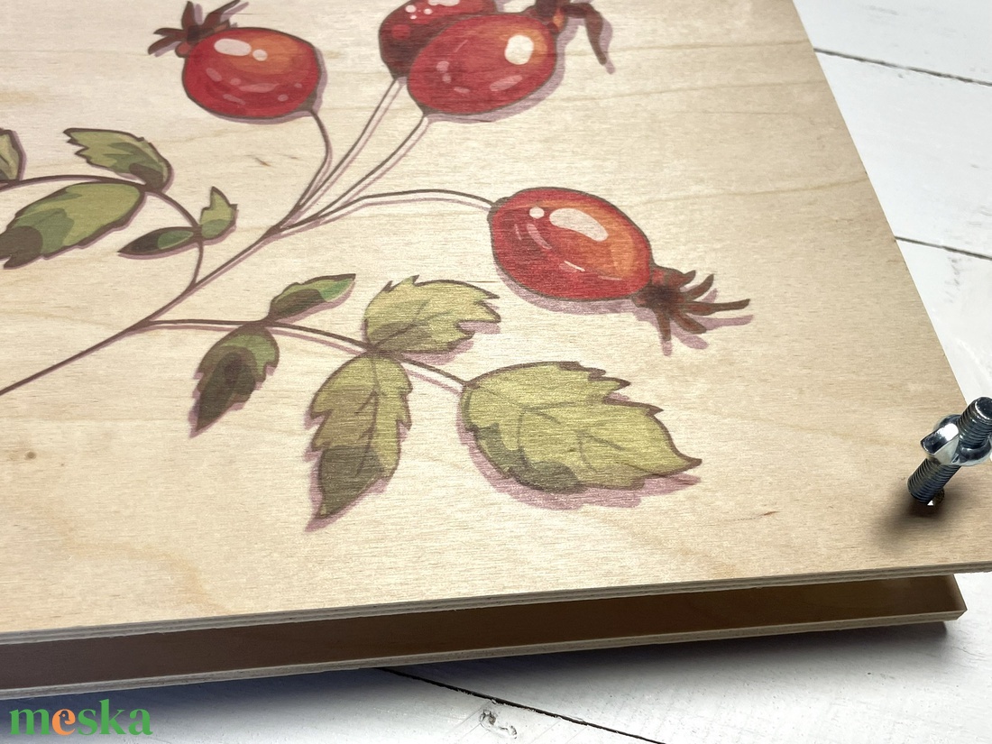 Virágprés/levélprés - csipkebogyós levél- és virágprés - diy (csináld magad) - egységcsomag - Meska.hu