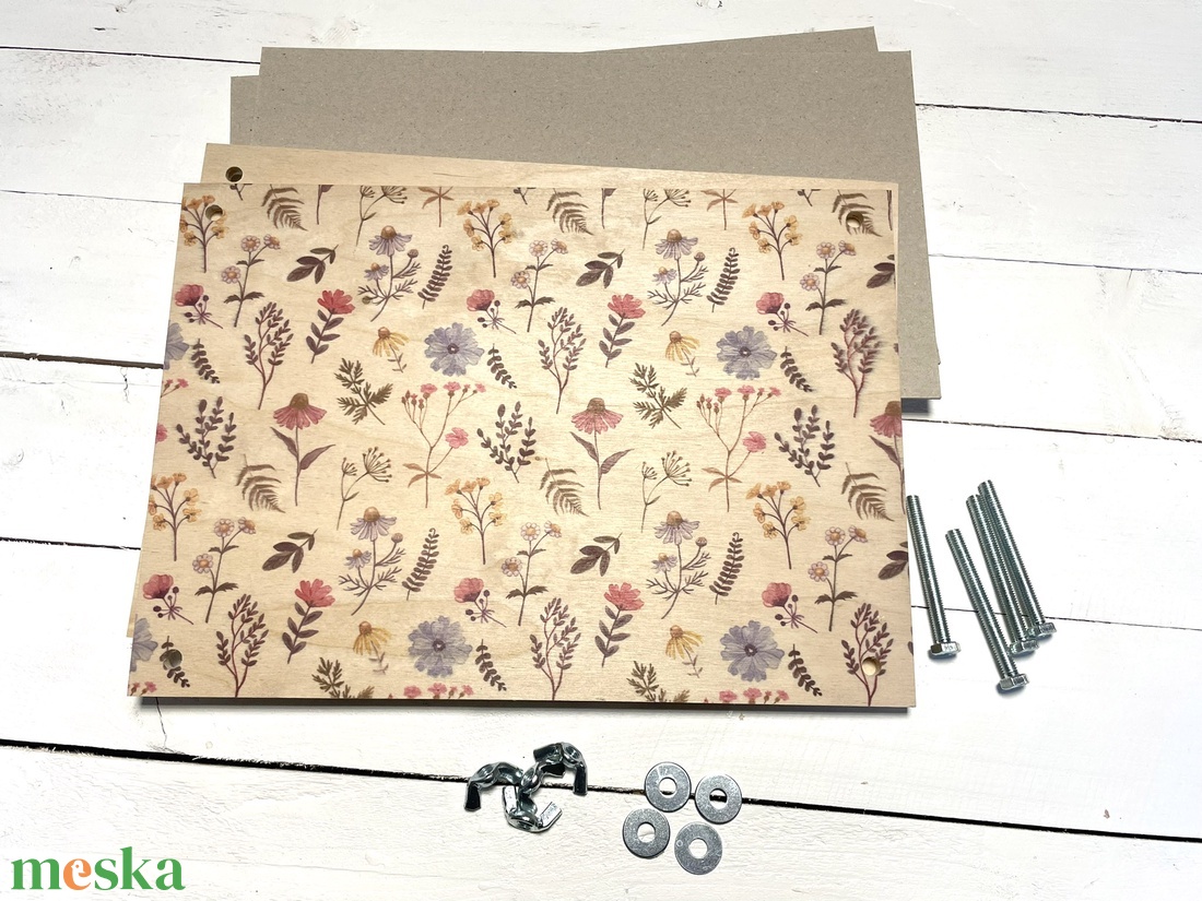 Virágprés/levélprés - apró mezei virágokkal - diy (csináld magad) - egységcsomag - Meska.hu