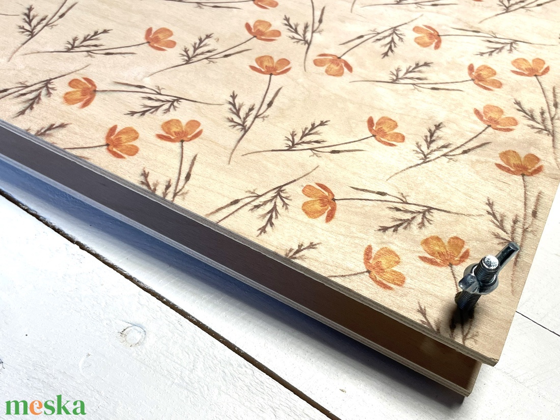 Virágprés/levélprés - sárga virágos - diy (csináld magad) - egységcsomag - Meska.hu