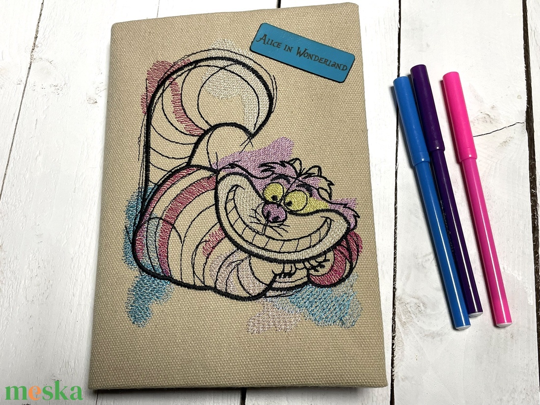 Alice in Wonderland - Alice csodaországban - határidőnapló - 2026 - otthon & életmód - papír, írószer - jegyzetfüzet & napló - Meska.hu
