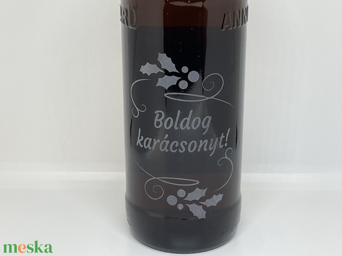 Bernard sör - karácsonyi gravírozással - limitált darab - élelmiszer - alkoholos italok - Meska.hu