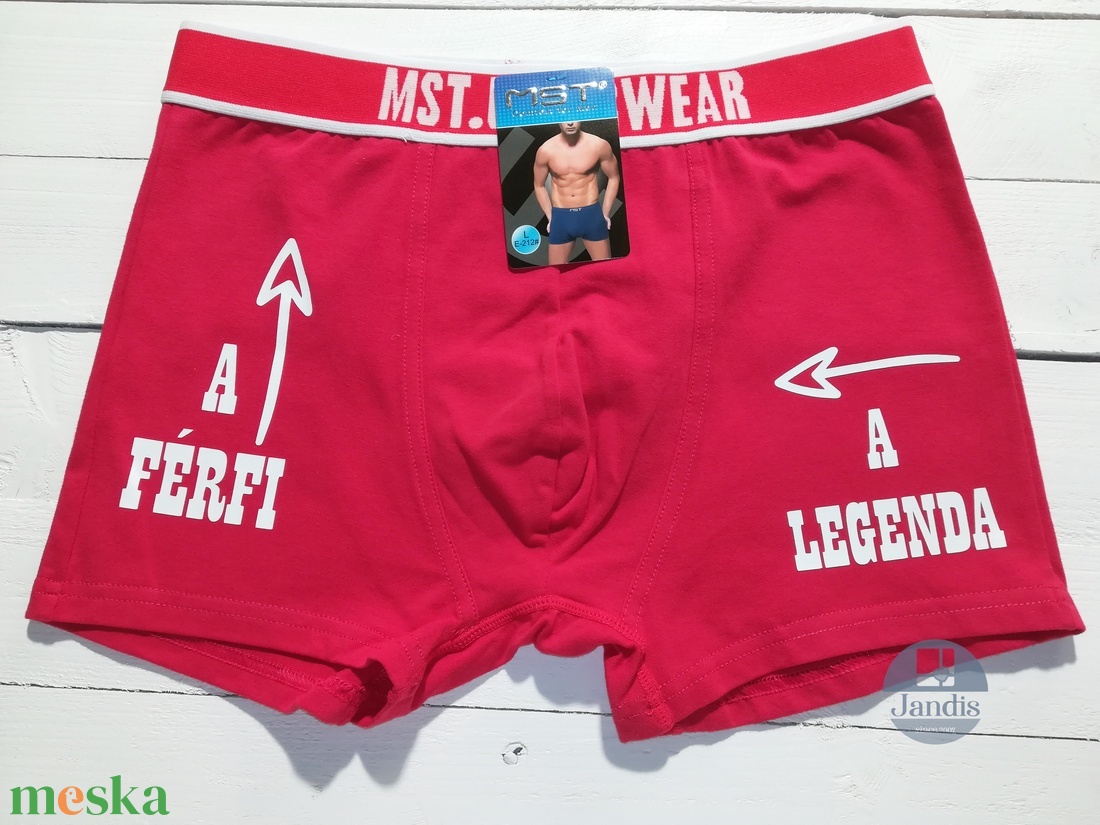Férfi alsónadrág - Valentin napi ajándék férfiaknak - ruha & divat - férfi ruha - nadrág - Meska.hu