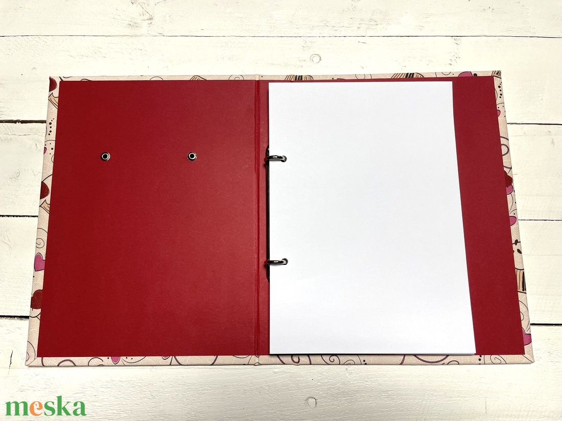 Receptes mappa � muffinos - otthon & életmód - konyhafelszerelés, tálalás - sütés, főzés - receptfüzet - Meska.hu