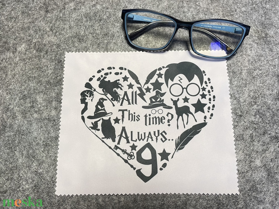 Optikai törlőkendő - Szemüvegtörlő � Harry Potteres grafikával - táska & tok - pénztárca & más tok - szemüvegtok - Meska.hu