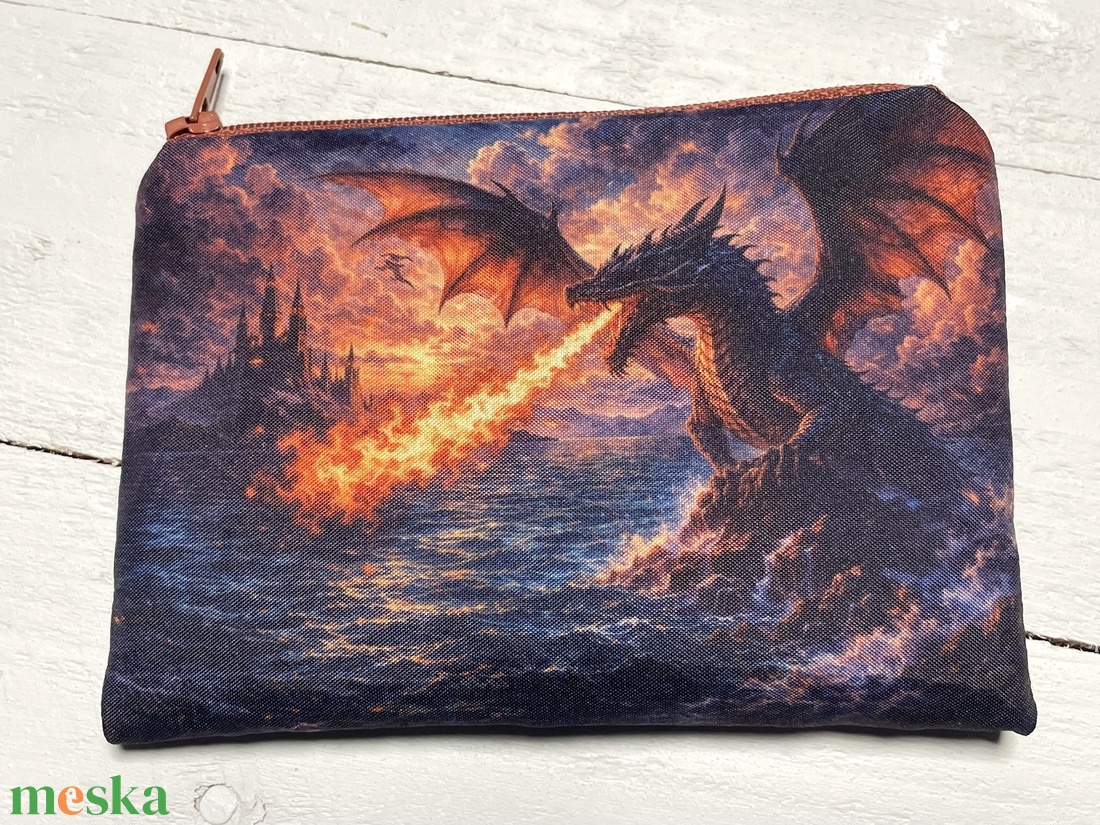 Sárkányos fantasy zsebkendőtartó - otthon & életmód - tárolás & rendszerezés - zsebkendőtartó - Meska.hu
