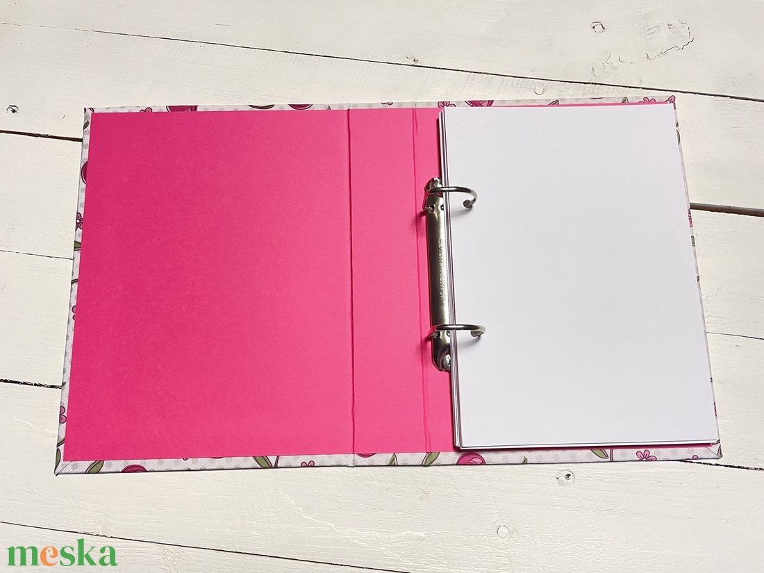 Receptes mappa � cseresznyés mintával - otthon & életmód - konyhafelszerelés, tálalás - sütés, főzés - receptfüzet - Meska.hu