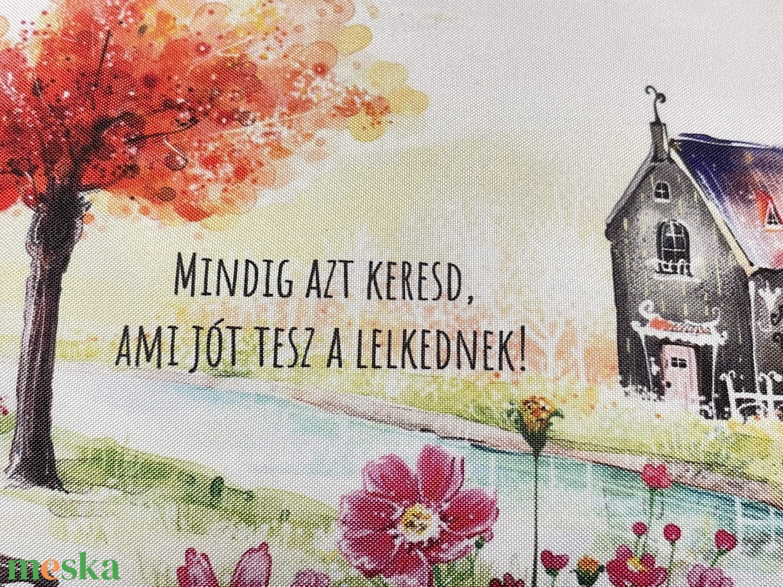 Motivációs neszesszer � Mindig azt keresd, ami jót tesz a lelkednek - táska & tok - neszesszer - Meska.hu