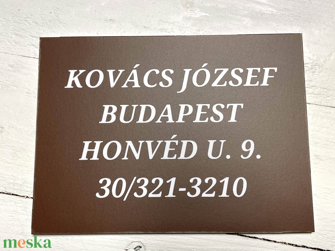 Csónak névtábla horgászoknak � csónak tábla - kültéri, egyedi felirattal - otthon & életmód - ház & kert - névtábla - Meska.hu
