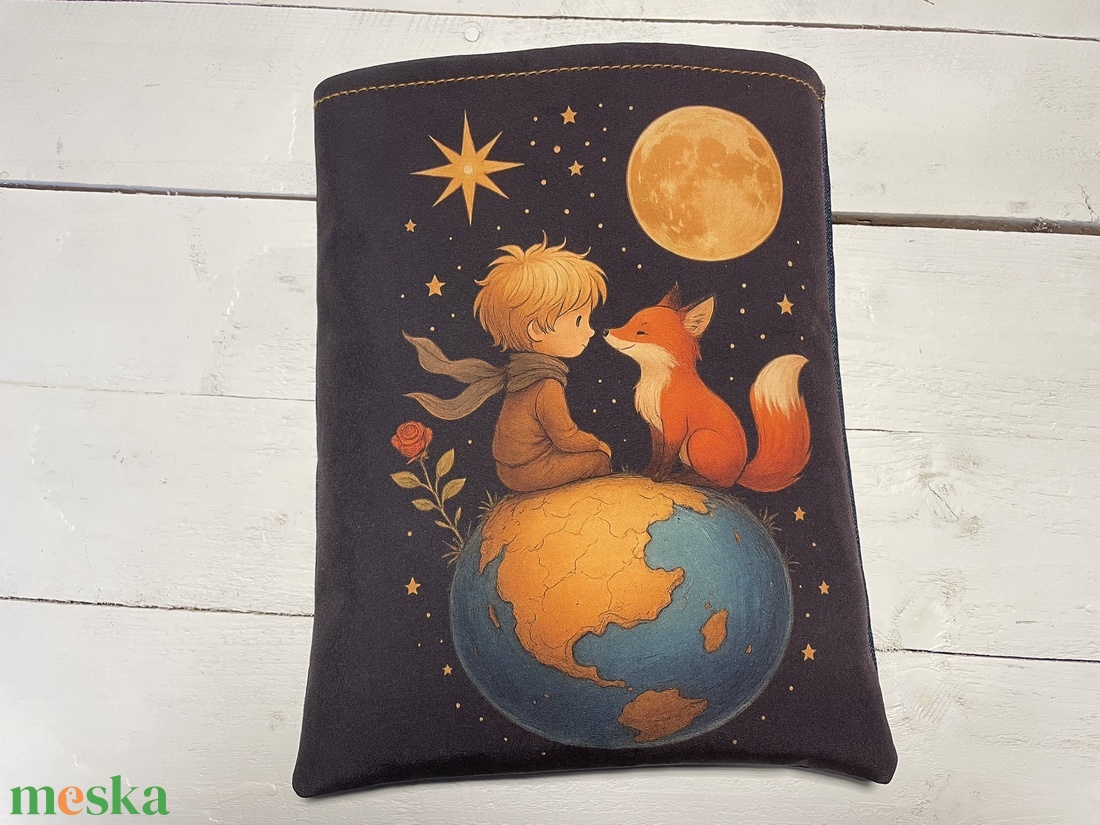 Kis herceg mintás könyvtok � 21�25 cm - könyv & zene - könyvtok - Meska.hu