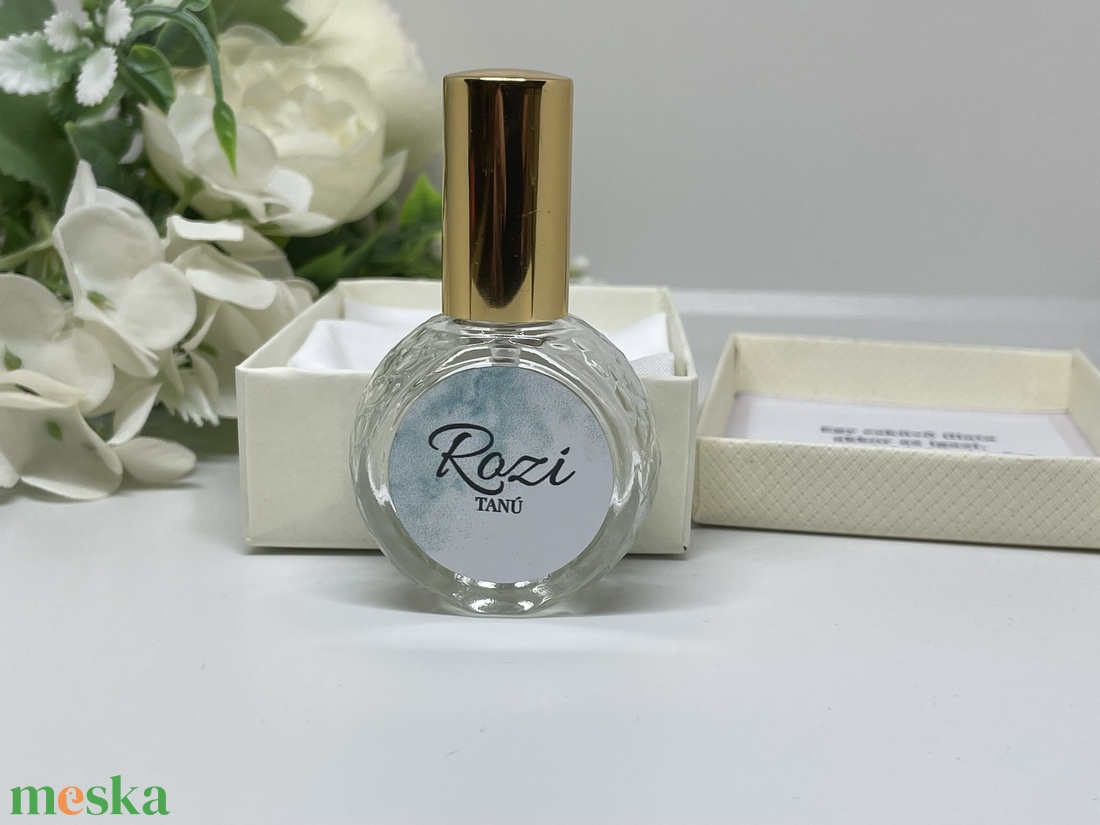 Tanúfelkérő - parfüm � parfümös üveg díszdobozban - esküvő - meghívó & kártya - tanú felkérő - Meska.hu