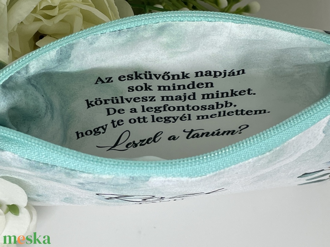 Tanúfelkérő neszesszer � személyes esküvői felkérő ajándék - esküvő - meghívó & kártya - tanú felkérő - Meska.hu