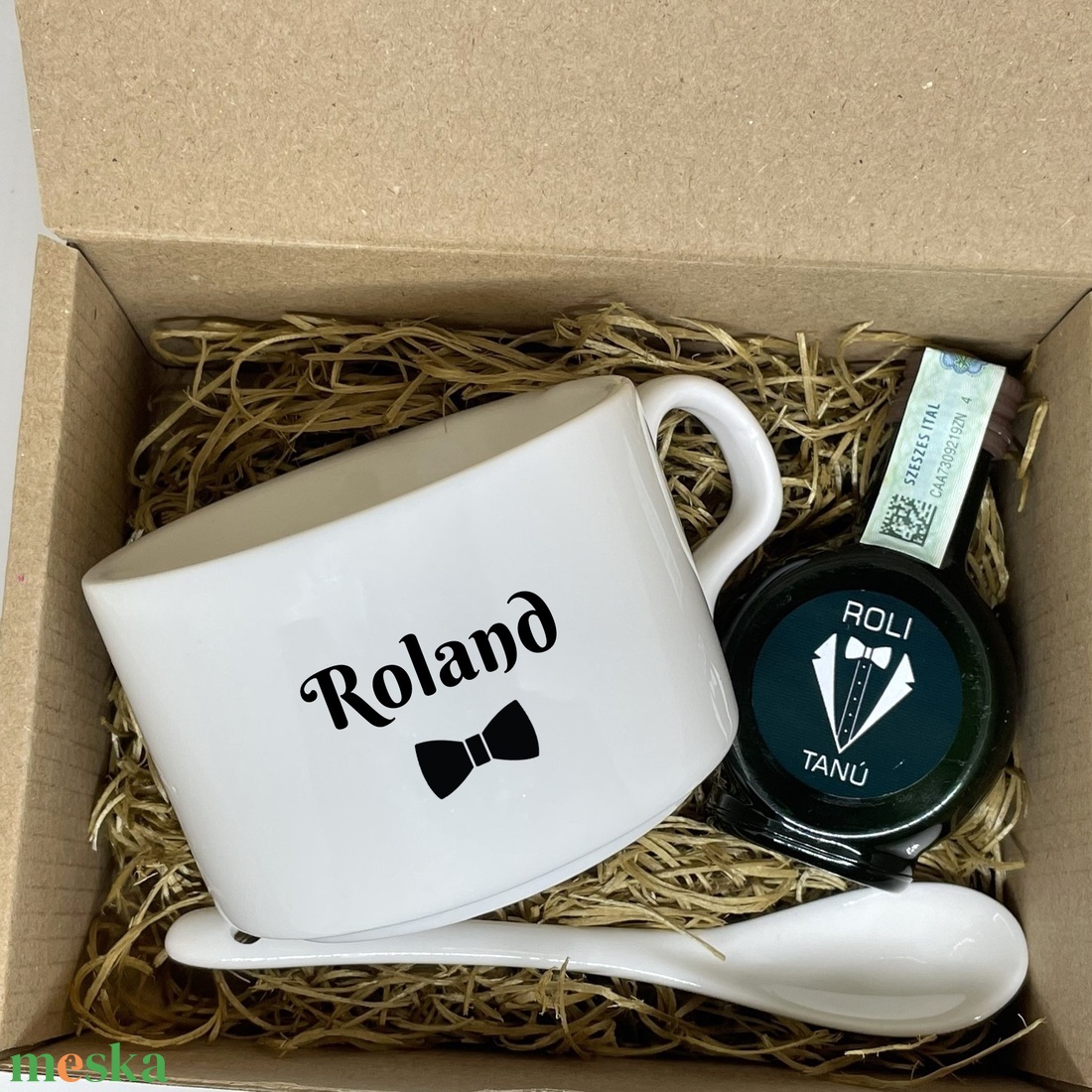 Tanúfelkérő ajándék - férfiaknak - kávés - nyomtatott dobozban - esküvő - meghívó & kártya - tanú felkérő - Meska.hu