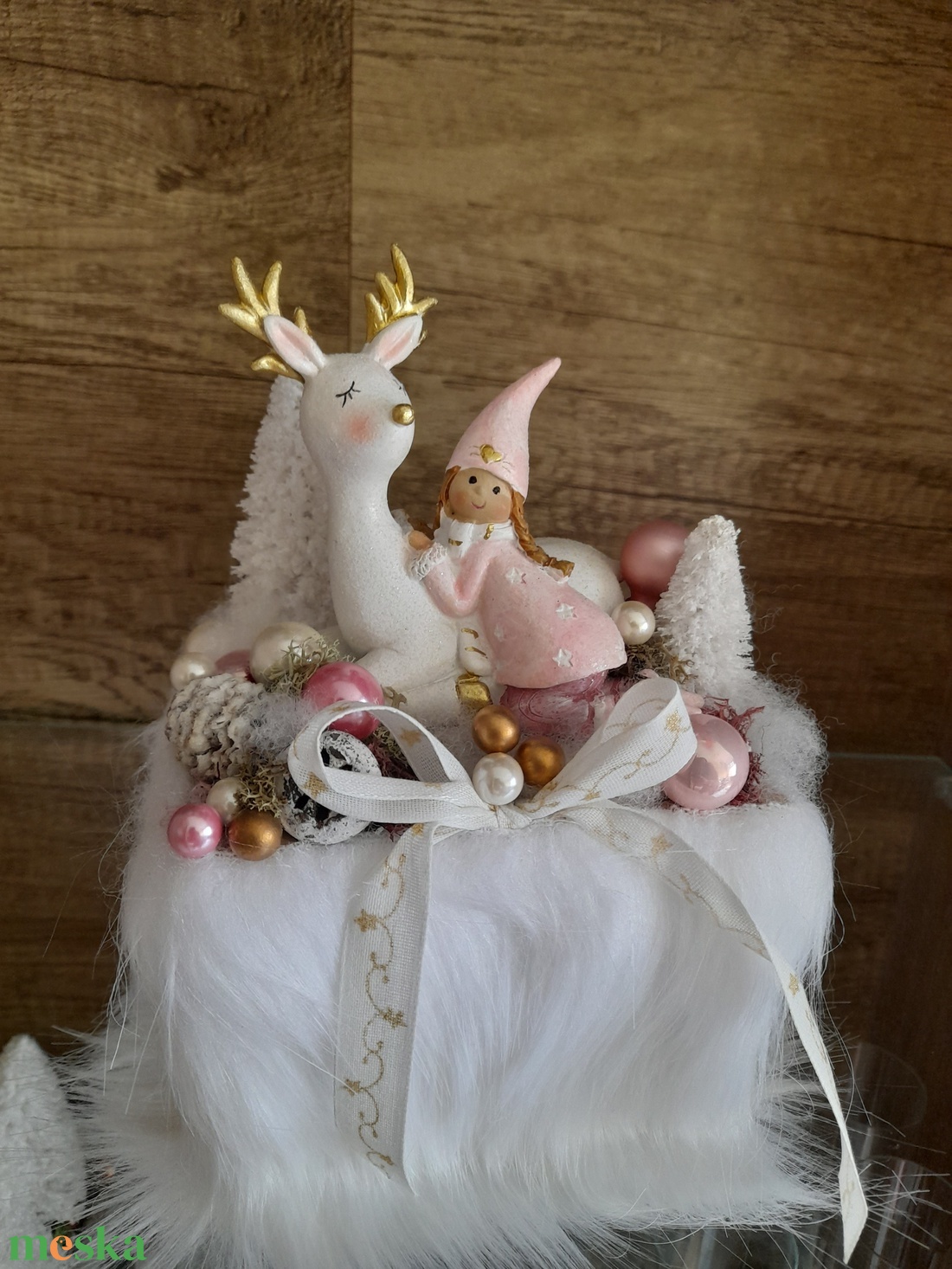  Szofi karácsonya ünnepi asztaldísz  - karácsony - adventi díszek - adventi asztaldísz - Meska.hu