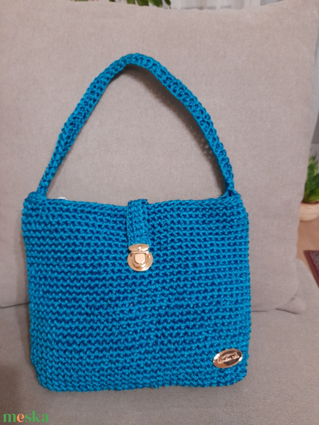 Könnyű!kék válltáska. - táska & tok - kézitáska & válltáska - alkalmi táska - Meska.hu