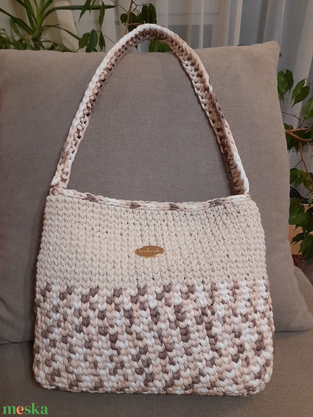 Melírozott női táska. - táska & tok - kézitáska & válltáska - válltáska - Meska.hu