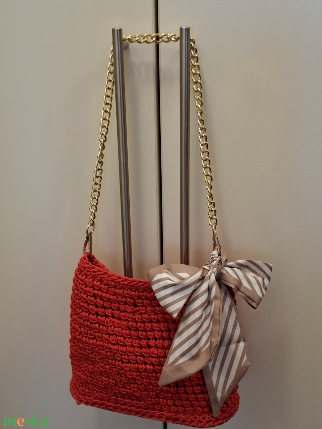 Piros masnis - táska & tok - kézitáska & válltáska - kézitáska - Meska.hu
