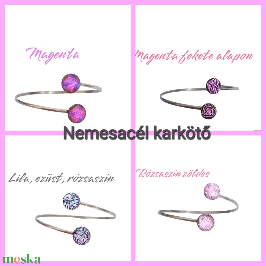 Nemesacél karkötők - ékszer - karkötő - karperec - Meska.hu Nemesacél karkötők - ékszer - karkötő - karperec - Meska.hu