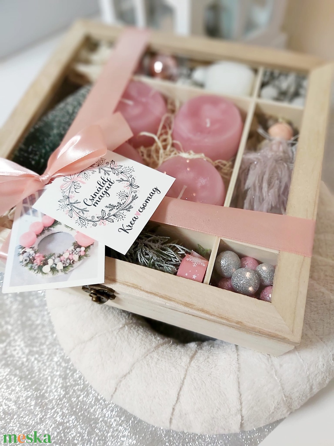 Adventi koszorú - diy (csináld magad) - egységcsomag - Meska.hu