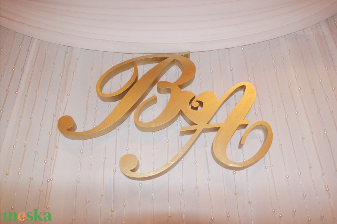 Monogram esküvőre - esküvő - dekoráció - helyszíni dekor - Meska.hu Monogram esküvőre - esküvő - dekoráció - helyszíni dekor - Meska.hu