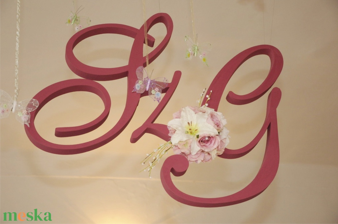 Monogram esküvőre - esküvő - dekoráció - helyszíni dekor - Meska.hu Monogram esküvőre - esküvő - dekoráció - helyszíni dekor - Meska.hu
