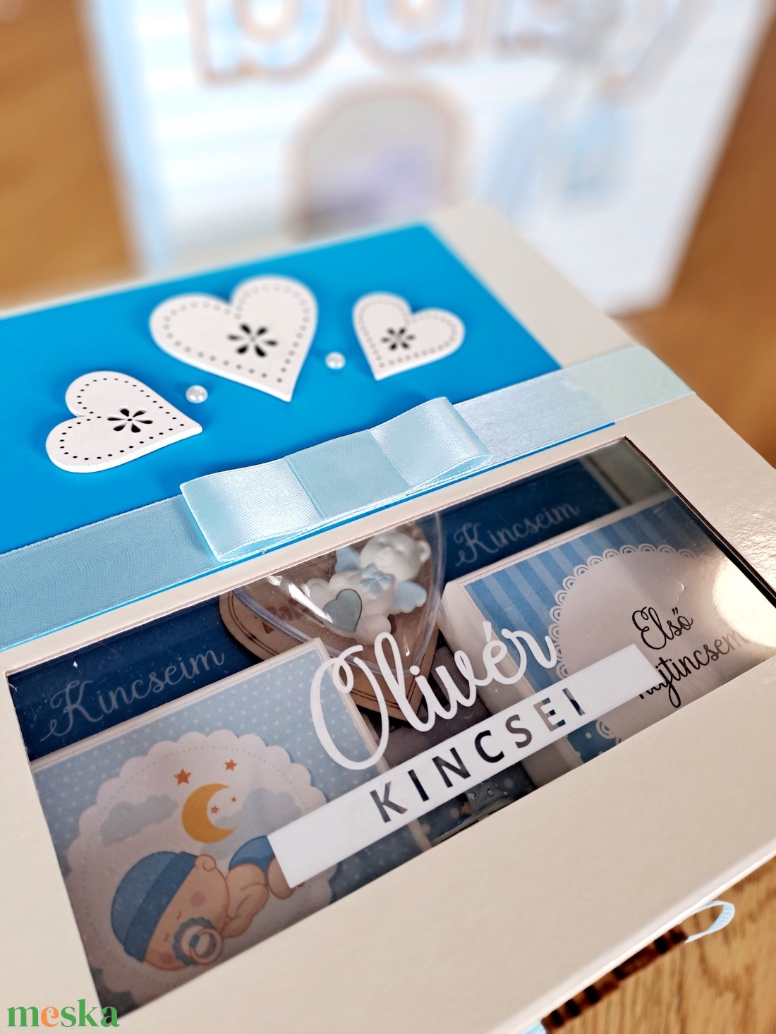 Keresztelő - emlékőrző doboz - baba - mama - babaemlékek - baba emlékőrző - Meska.hu