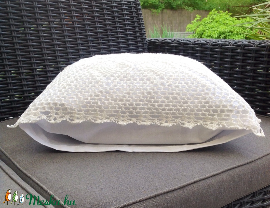Horgolt párnahuzat - otthon & életmód - lakástextil - párna & párnahuzat - Meska.hu