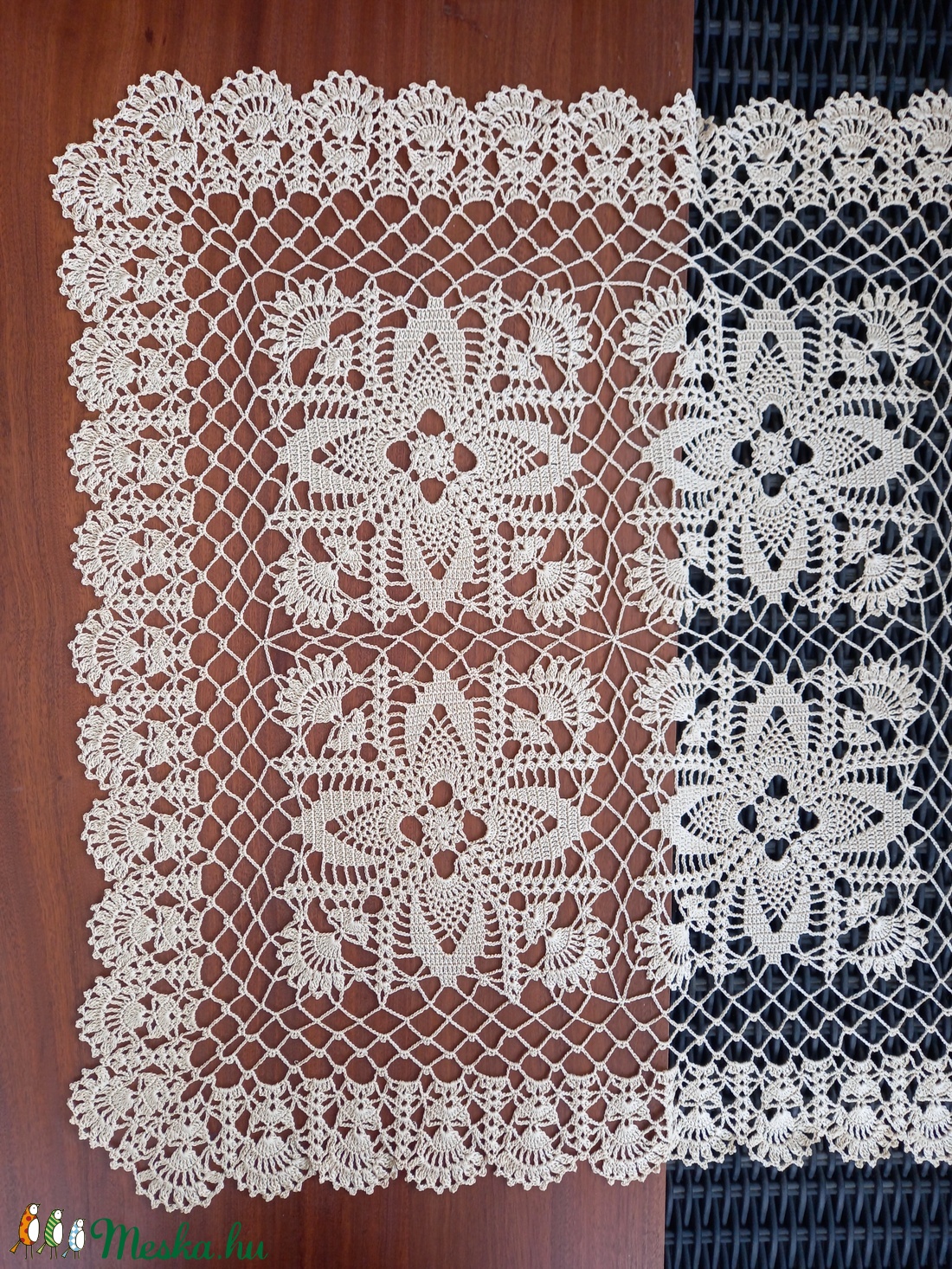 Ekrü színű horgolt terítő (80x80 cm) - otthon & életmód - dekoráció - Meska.hu Ekrü színű horgolt terítő (80x80 cm) - otthon & életmód - dekoráció - Meska.hu
