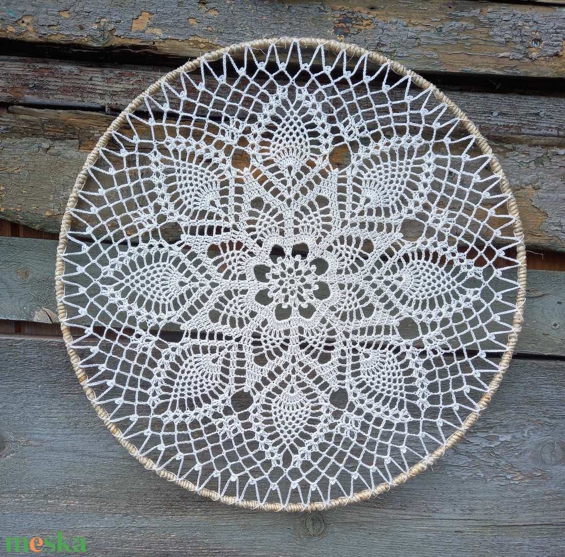 Horgolt mandala (40 cm) - otthon & életmód - dekoráció - spiritualitás - mandala - Meska.hu Horgolt mandala (40 cm) - otthon & életmód - dekoráció - spiritualitás - mandala - Meska.hu
