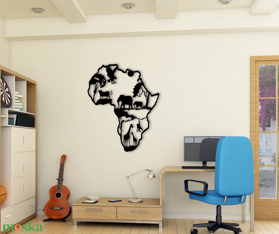 Afrika Állatai Fali Dekoráció - otthon & életmód - dekoráció - fali és függő dekoráció - falra akasztható dekor - Meska.hu