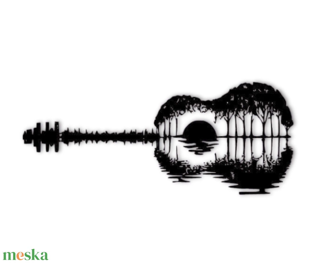 Naplemente, Gitár fali dekoráció - otthon & életmód - dekoráció - fali és függő dekoráció - falra akasztható dekor - Meska.hu Naplemente, Gitár fali dekoráció - otthon & életmód - dekoráció - fali és függő dekoráció - falra akasztható dekor - Meska.hu