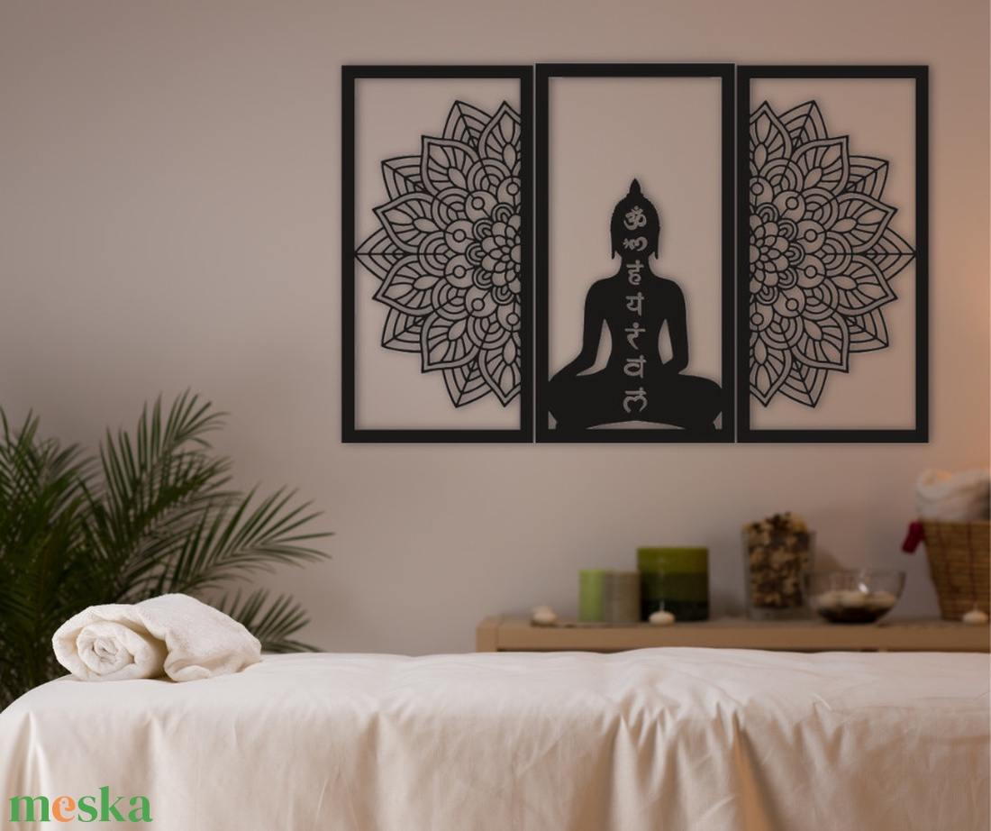 Buddha és Mandala Fali dekoráció - otthon & életmód - dekoráció - fali és függő dekoráció - falra akasztható dekor - Meska.hu Buddha és Mandala Fali dekoráció - otthon & életmód - dekoráció - fali és függő dekoráció - falra akasztható dekor - Meska.hu