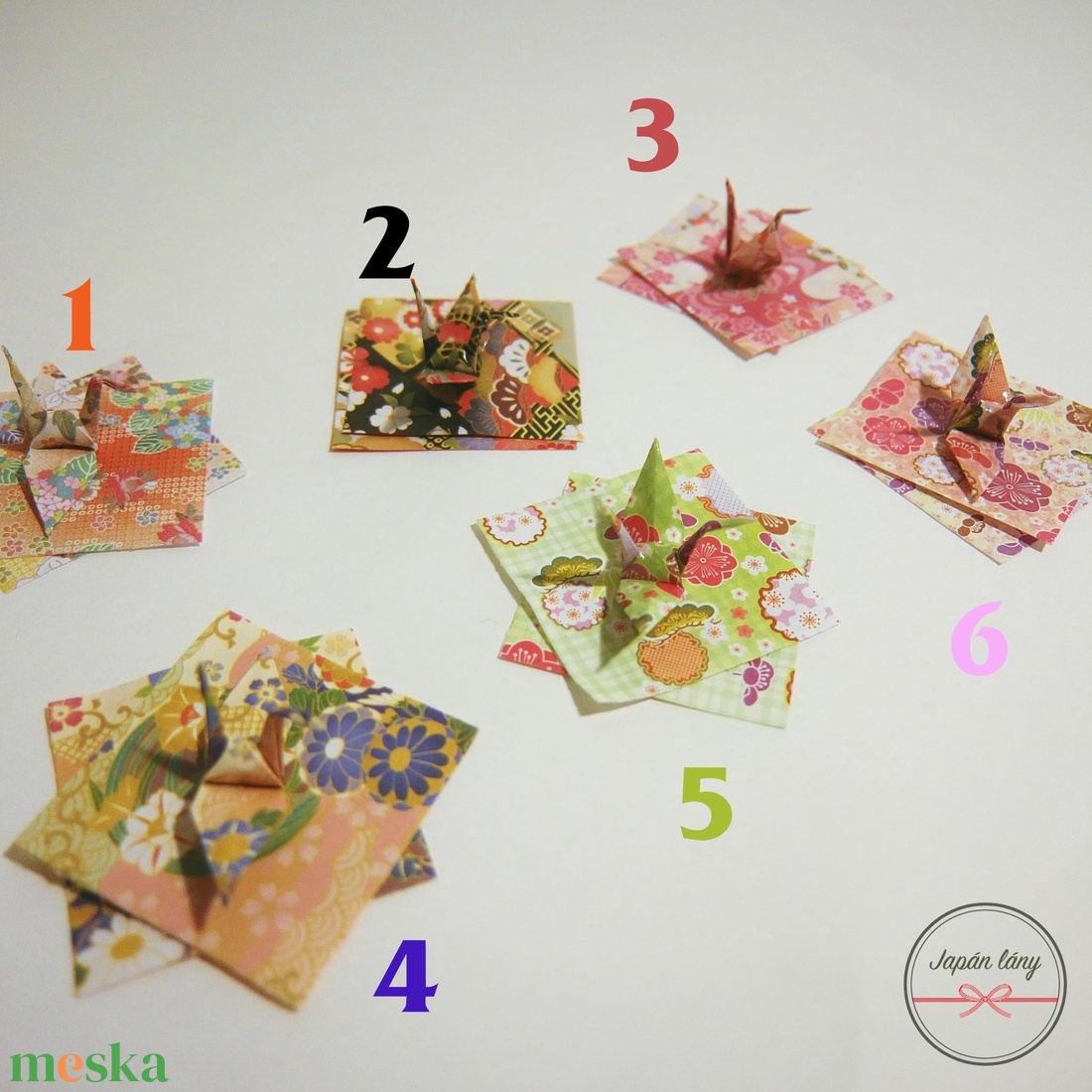 Japán Origami Daru Fülbevaló - ékszer - fülbevaló - lógó fülbevaló - Meska.hu Japán Origami Daru Fülbevaló - ékszer - fülbevaló - lógó fülbevaló - Meska.hu
