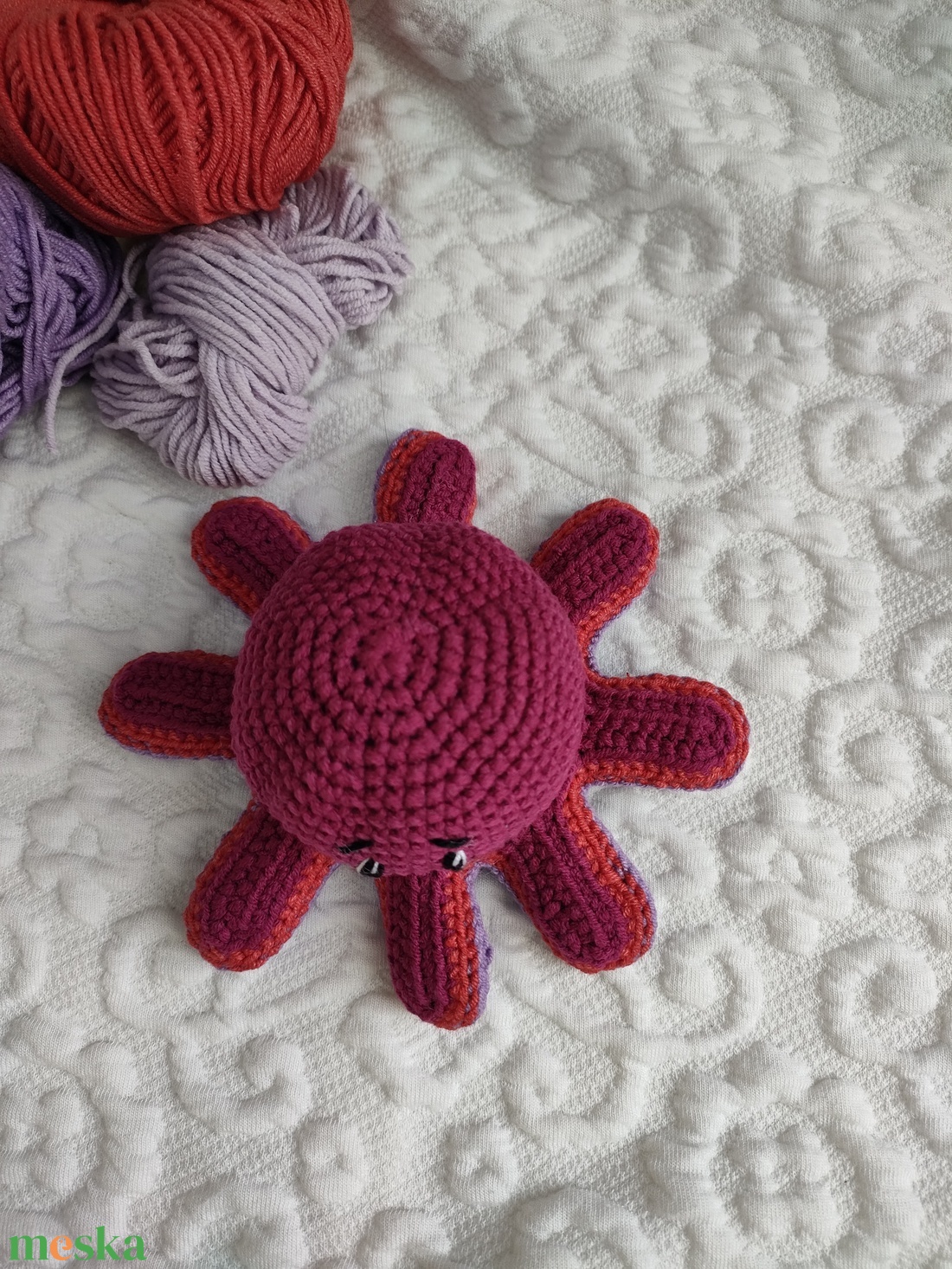 Kifordítható Hangulat Polip - Horgolt - játék & sport - készségfejlesztő és logikai játék - készségfejlesztő és logikai játék - Meska.hu